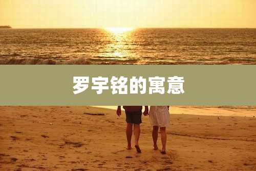 罗宇铭的寓意