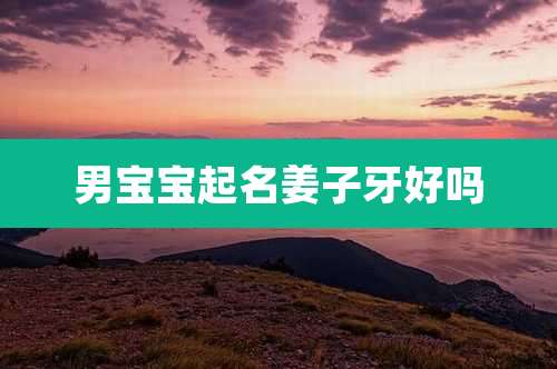 男宝宝起名姜子牙好吗