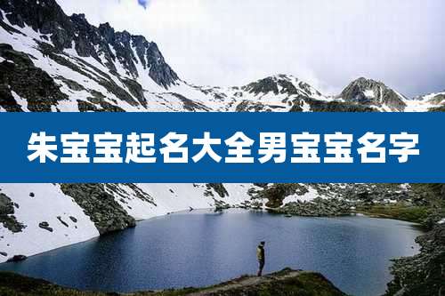 朱宝宝起名大全男宝宝名字