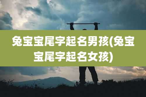 兔宝宝尾字起名男孩(兔宝宝尾字起名女孩)