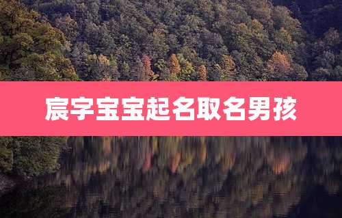 宸字宝宝起名取名男孩