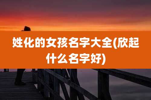 姓化的女孩名字大全(欣起什么名字好)