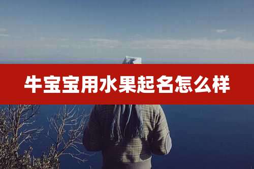 牛宝宝用水果起名怎么样