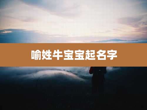 喻姓牛宝宝起名字