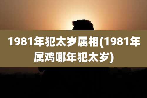 1981年犯太岁属相(1981年属鸡哪年犯太岁)
