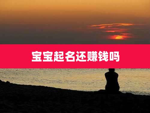 宝宝起名还赚钱吗