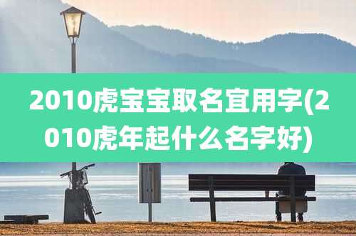 2010虎宝宝取名宜用字(2010虎年起什么名字好)