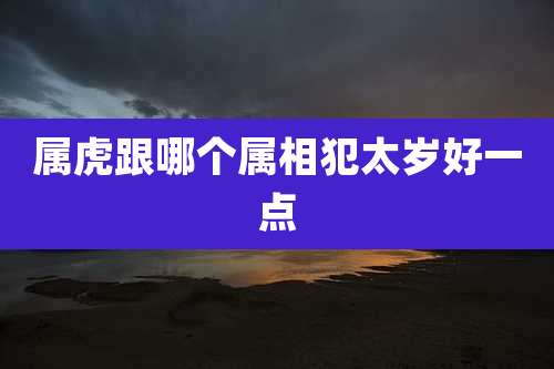 属虎跟哪个属相犯太岁好一点