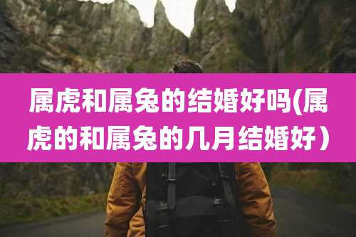 属虎和属兔的结婚好吗(属虎的和属兔的几月结婚好)