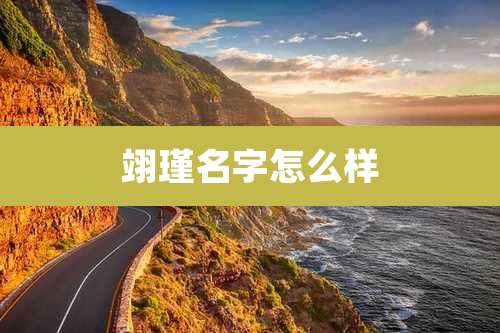 翊瑾名字怎么样