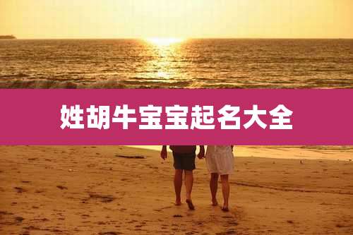 姓胡牛宝宝起名大全