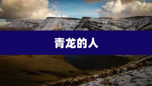 青龙的人