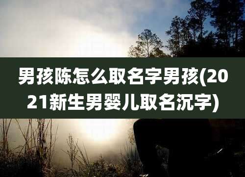 男孩陈怎么取名字男孩(2021新生男婴儿取名沉字)