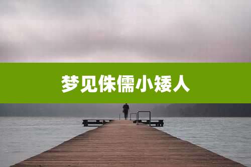 梦见侏儒小矮人