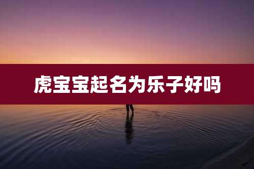 虎宝宝起名为乐子好吗