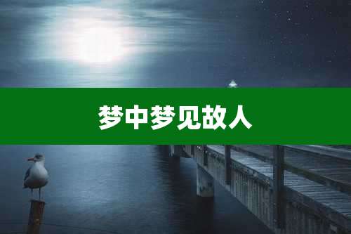 梦中梦见故人