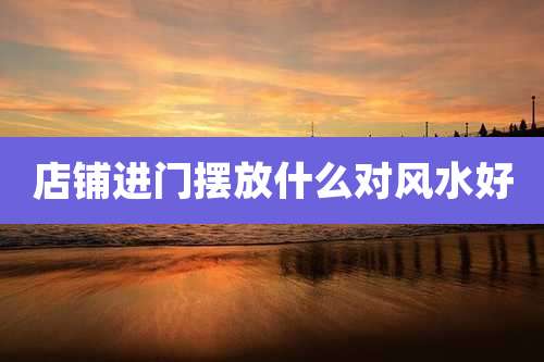 店铺进门摆放什么对风水好