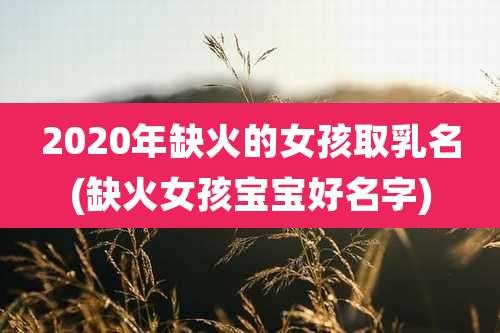 2020年缺火的女孩取乳名(缺火女孩宝宝好名字)