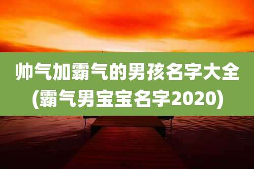 帅气加霸气的男孩名字大全(霸气男宝宝名字2020)