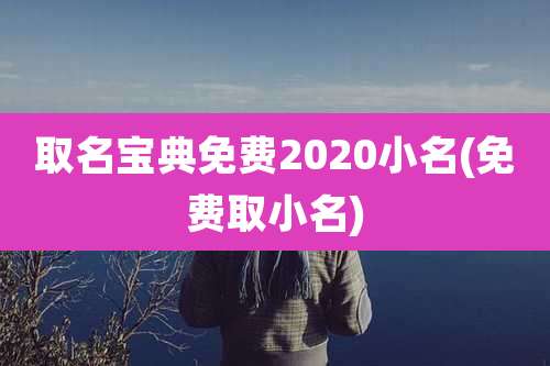 取名宝典免费2020小名(免费取小名)