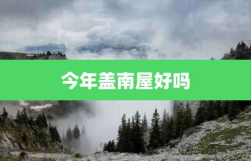 今年盖南屋好吗