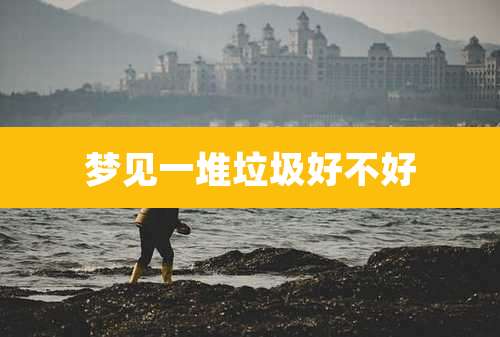 梦见一堆垃圾好不好