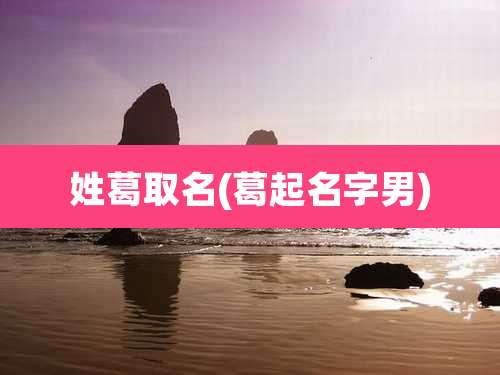 姓葛取名(葛起名字男)