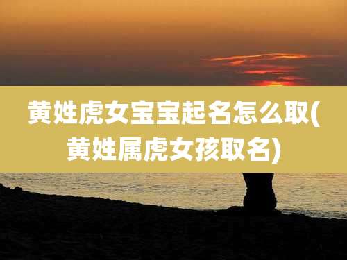 黄姓虎女宝宝起名怎么取(黄姓属虎女孩取名)