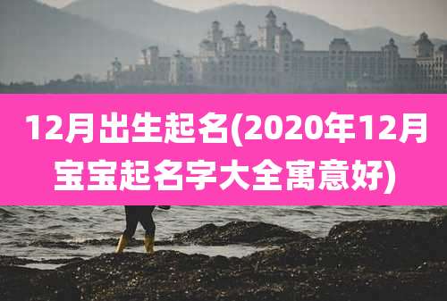 12月出生起名(2020年12月宝宝起名字大全寓意好)