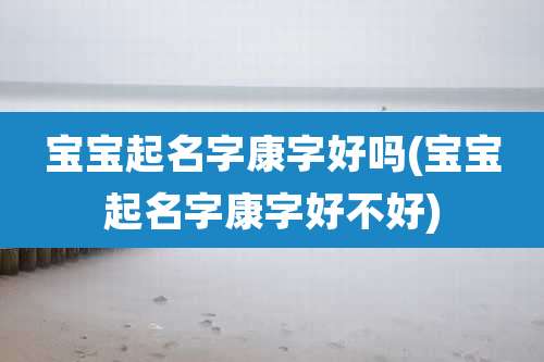 宝宝起名字康字好吗(宝宝起名字康字好不好)