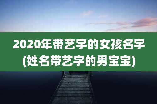 2020年带艺字的女孩名字(姓名带艺字的男宝宝)