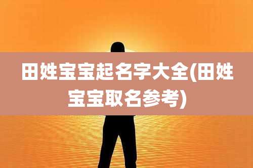 田姓宝宝起名字大全(田姓宝宝取名参考)