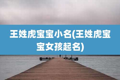 王姓虎宝宝小名(王姓虎宝宝女孩起名)