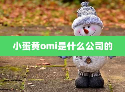 小蛋黄omi是什么公司的