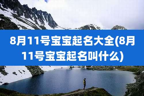 8月11号宝宝起名大全(8月11号宝宝起名叫什么)