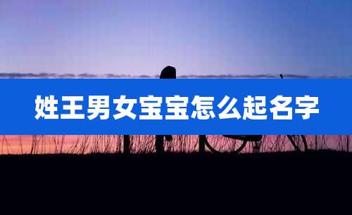 姓王男女宝宝怎么起名字
