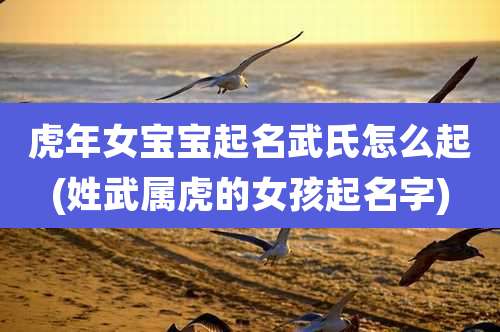 虎年女宝宝起名武氏怎么起(姓武属虎的女孩起名字)
