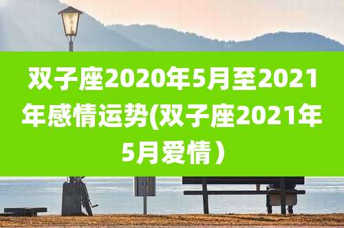 双子座2020年5月至2021年感情运势(双子座2021年5月爱情）