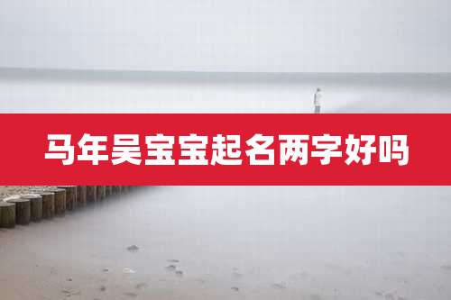 马年吴宝宝起名两字好吗