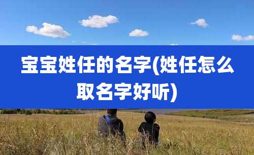 宝宝姓任的名字(姓任怎么取名字好听)
