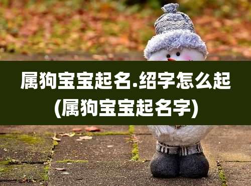 属狗宝宝起名.绍字怎么起(属狗宝宝起名字)
