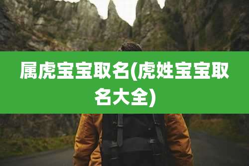 属虎宝宝取名(虎姓宝宝取名大全)