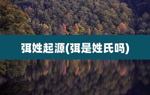 弭姓起源(弭是姓氏吗)