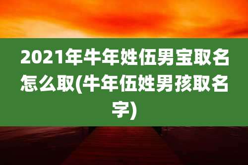 2021年牛年姓伍男宝取名怎么取(牛年伍姓男孩取名字)
