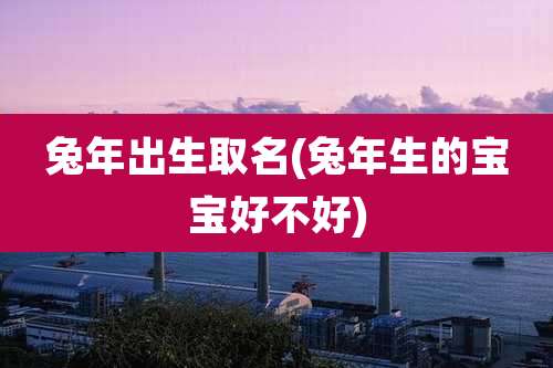 兔年出生取名(兔年生的宝宝好不好)