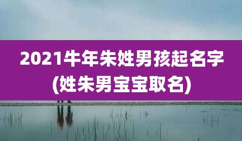 2021牛年朱姓男孩起名字(姓朱男宝宝取名)