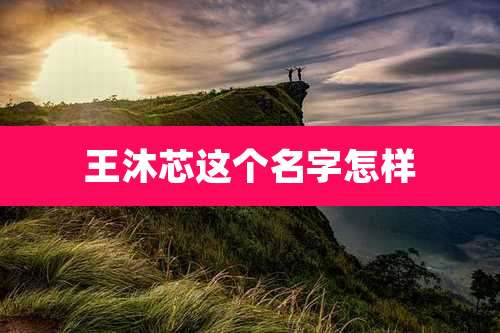 王沐芯这个名字怎样