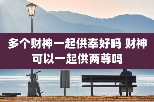 多个财神一起供奉好吗 财神可以一起供两尊吗