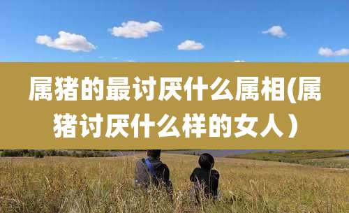 属猪的最讨厌什么属相(属猪讨厌什么样的女人)