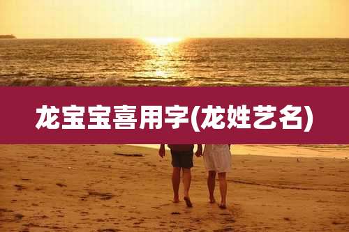龙宝宝喜用字(龙姓艺名)